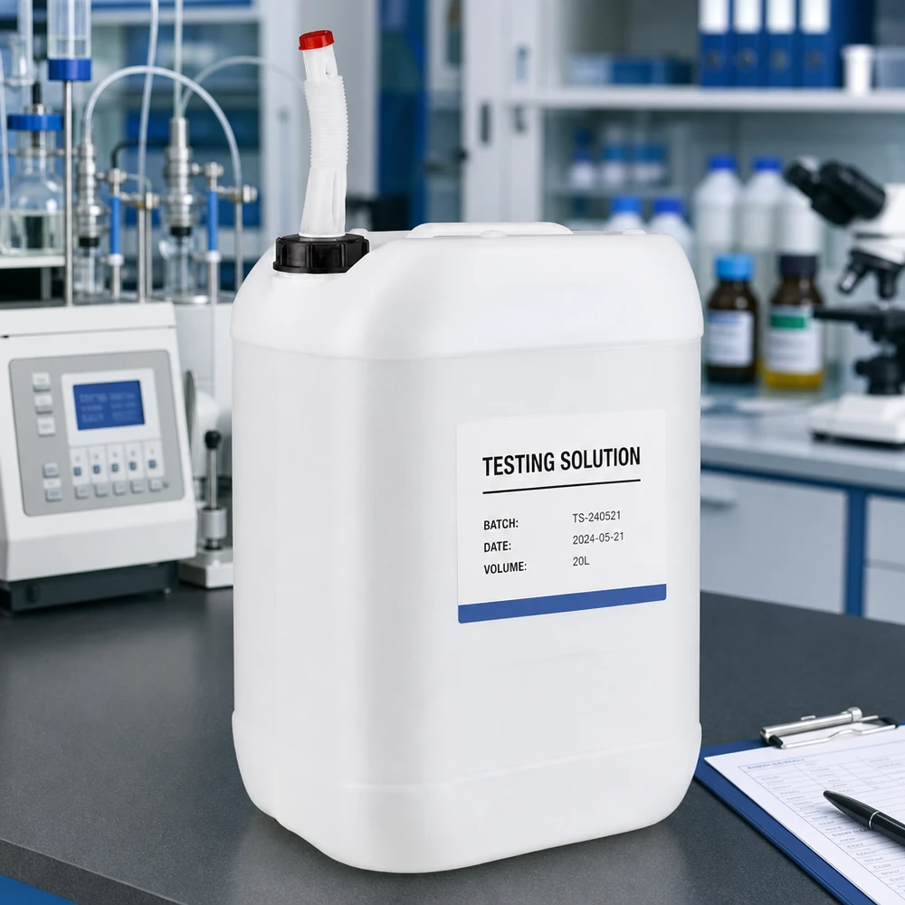 Tragbarer Flüssigkeitskanister 25L mit ergonomischem Biegestutzen für präzises Dosieren