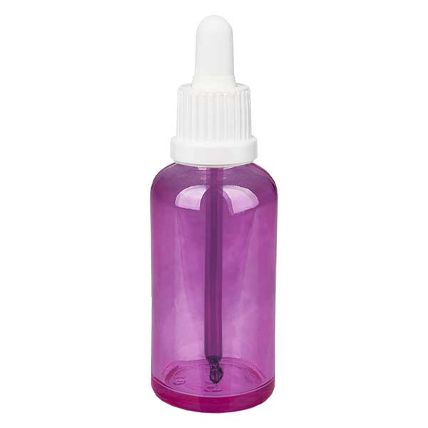 50ml Pipettenflasche weiss Originalität Schraubverschlusserschluss  PurpleLine UT18/50