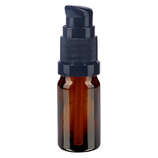 Bottiglia a pompa marrone 5ml STD nero ApoGlas Bottiglia a pompa marrone 5ml STD nero ApoGlas