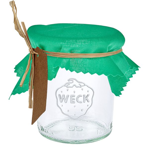 Stoff Schmuckdeckchen grün 12cm eckig