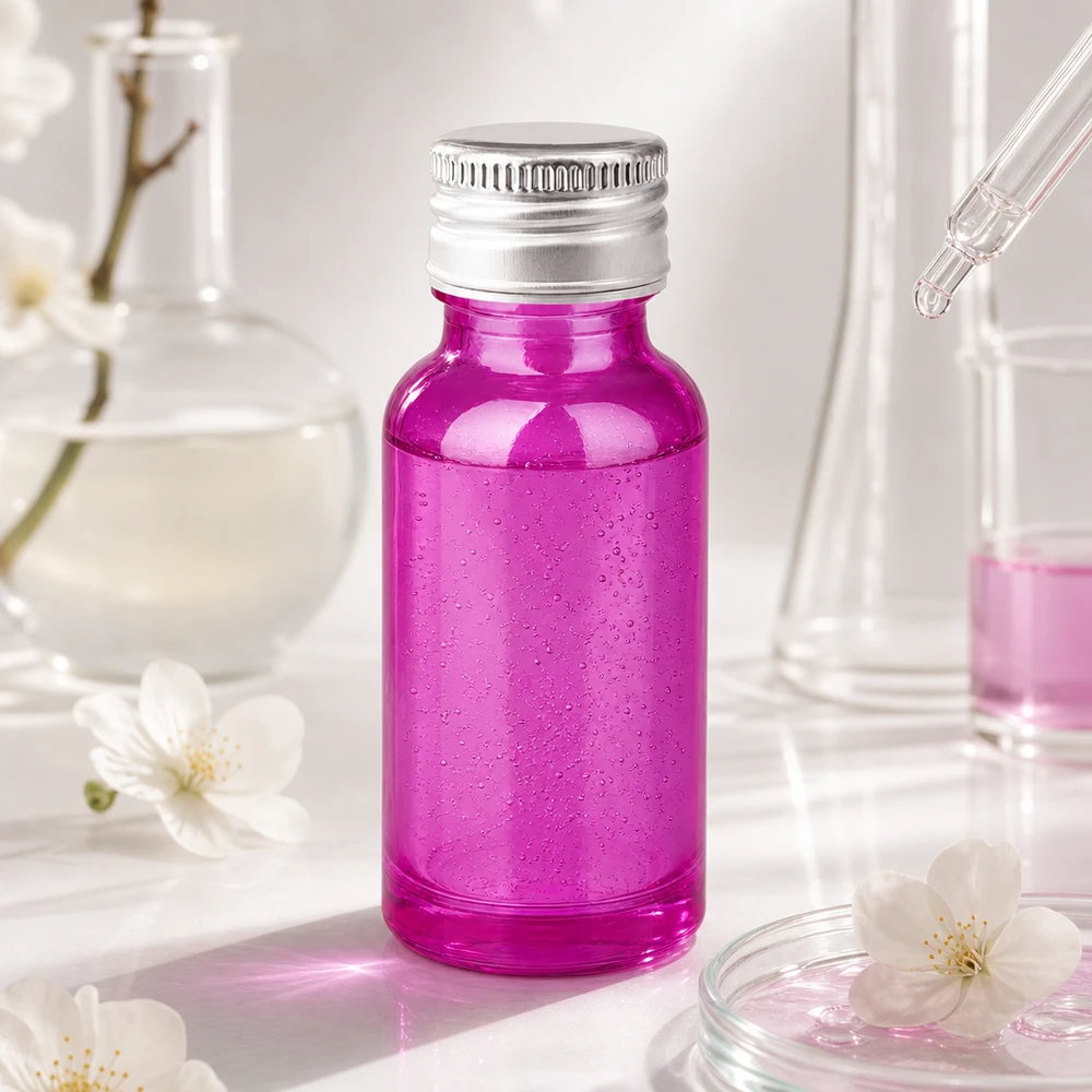 20ml Flasche 11mm Schraubverschluss Alu-Silberer Standard PurpleLine.UT18/20 20ml Glasflasche Purple mit lebensmittelechtem Aluminiumverschluss für sichere Aufbewahrung