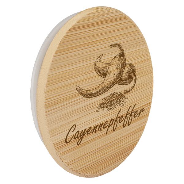 Holzdeckel "Cayennepfeffer" für WECK RR60