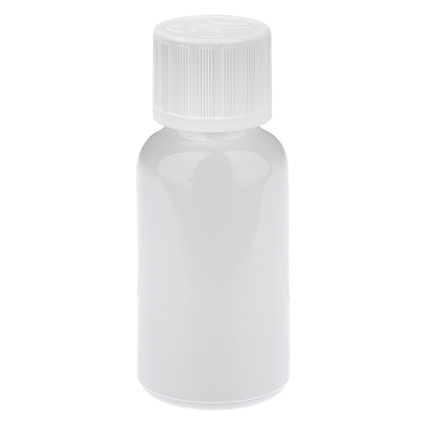 20ml Tropfflasche 1.2mm weiß Standardverschluss Kindersicherung WhiteLine UT18/20