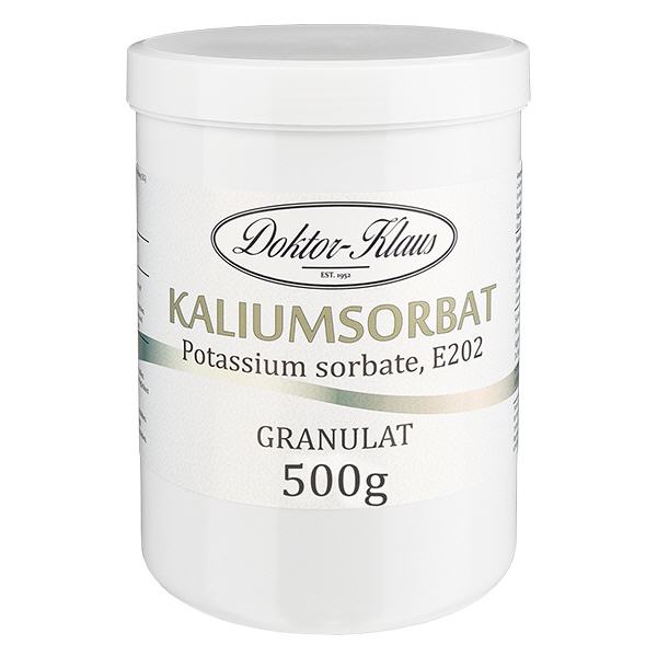 500g Sorbato di potassio (Sorbato di potassio) Doktor-Klaus 500g Sorbato di potassio (Sorbato di potassio) Doktor-Klaus