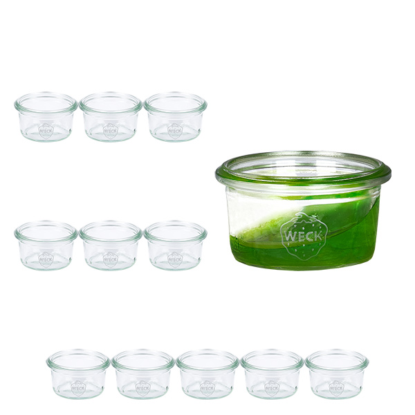 12er Set Weck Gläser 50ml Sturzgläser