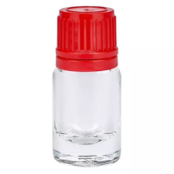 Flacon 5ml 11mm SV rouge OV ClearLine UT18/5