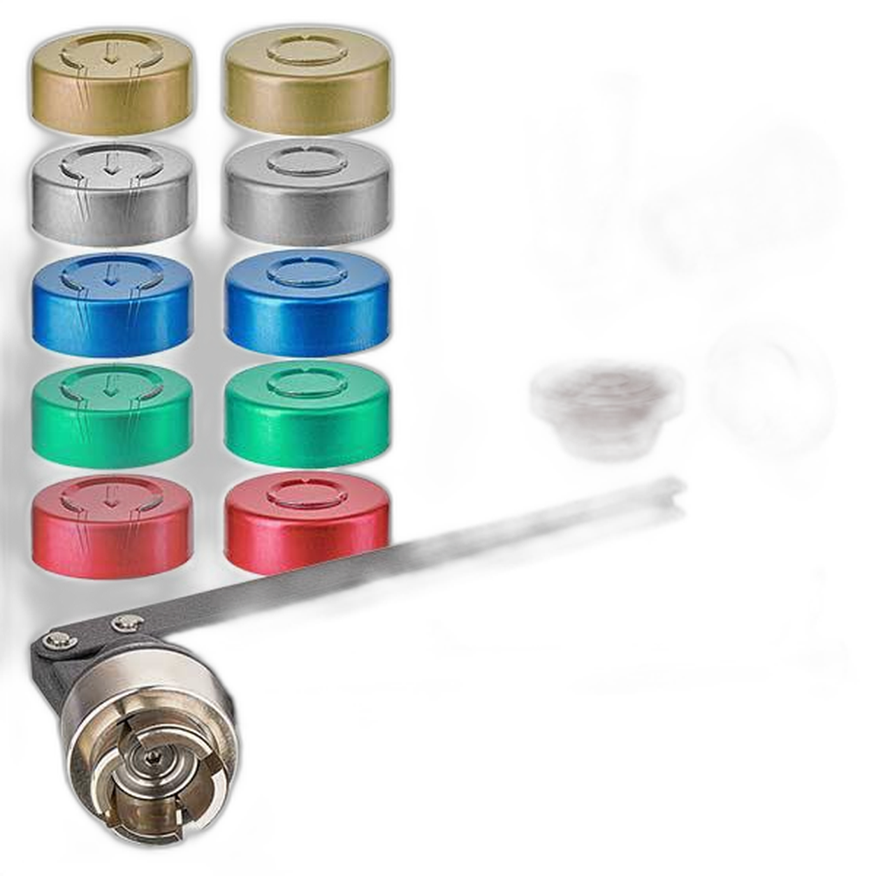 Verschlüsse für Injektionsflaschen (20mm Öffn.)