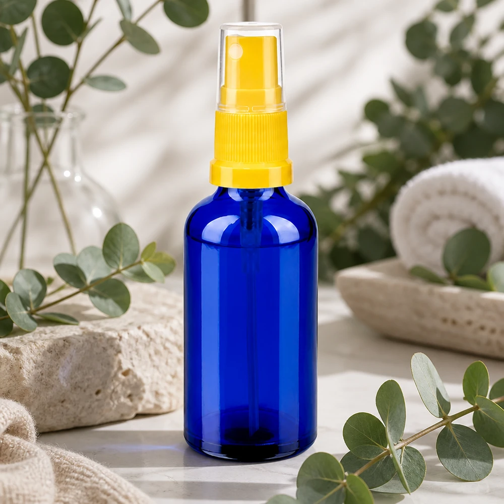 Flacone spray premium serie BlueLine - capacità 50 ml per applicazioni professionali