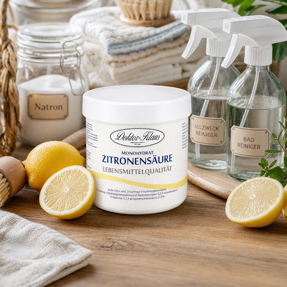 Acido citrico 250g Doktor-Klaus Biologische Haushaltsreinigung 250g Zitronensäure Doktor-Klaus mit natürlichen Zutaten