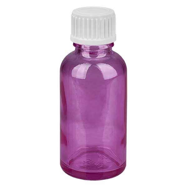 30ml Tropfflasche 0.9mm weiss Standard PurpleLine. UT18/30