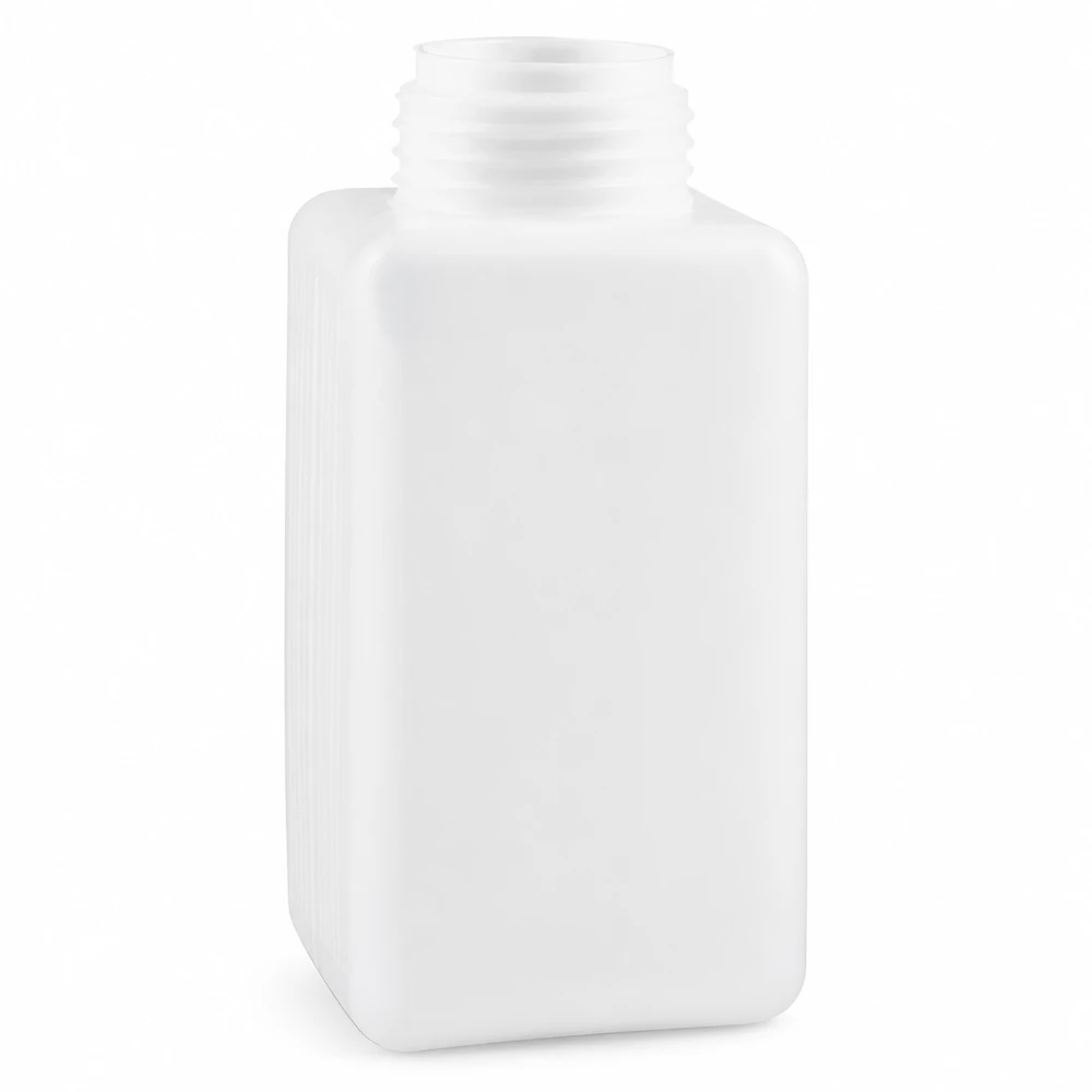 Flacon à produits chimiques 1500 ml à col large, PEHD couleur naturelle, GL 65 Bouteille en plastique PE-HD de couleur naturelle, à col large, d'une contenance de 1 500 ml, destinée aux liquides chimiques