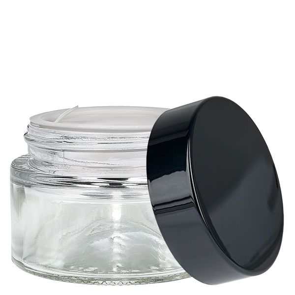 Barattolo di vetro 30ml trasparente con coperchio UNiTWIST Barattolo di vetro 30ml trasparente con coperchio UNiTWIST