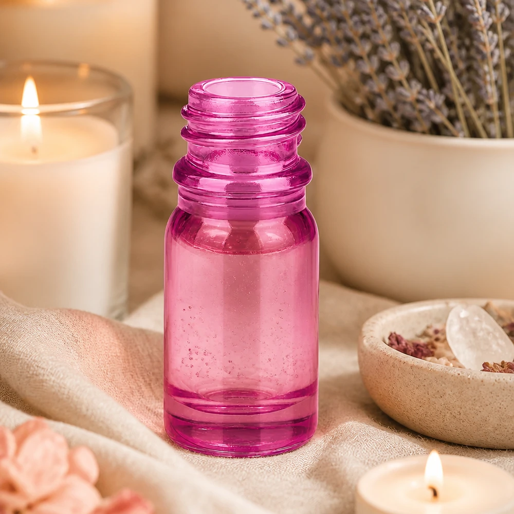 5ml Apothekenflasche PurpleLine UT18/5 UNiTWIST Platzsparende 5ml Flasche PurpleLine UT18/5 mit UNiTWIST-System in femininem Pink-Violett