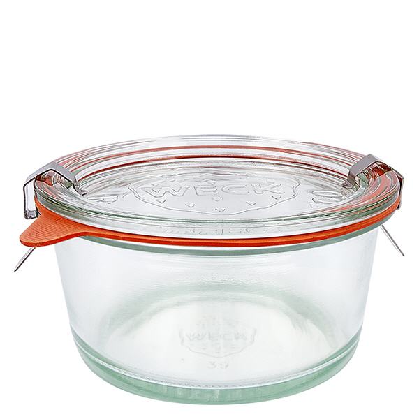 450ml Gourmetglas komplett WECK RR120