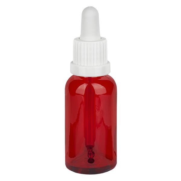 30ml Pipettenflasche weiß Originalitätsverschluss RedLine UT18/30