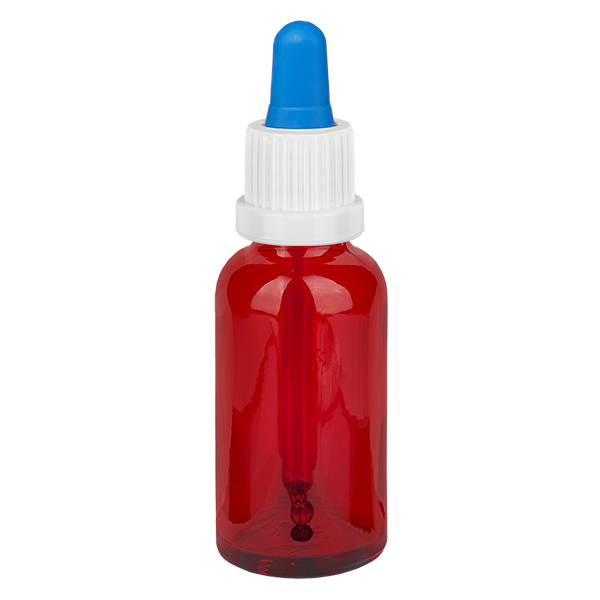 Bottiglia per pipette da 30ml bianco/blu OV RedLine UT18/30 Bottiglia per pipette da 30ml bianco/blu OV RedLine UT18/30