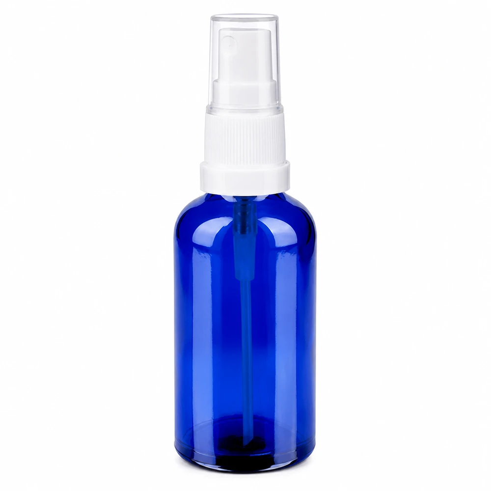 Vaporisateur 50ml blanc/tr. STD BlueLine UT18/50 Petit vaporisateur bleu 50ml idéal pour l'aromathérapie de parfum et les cosmétiques de bricolage