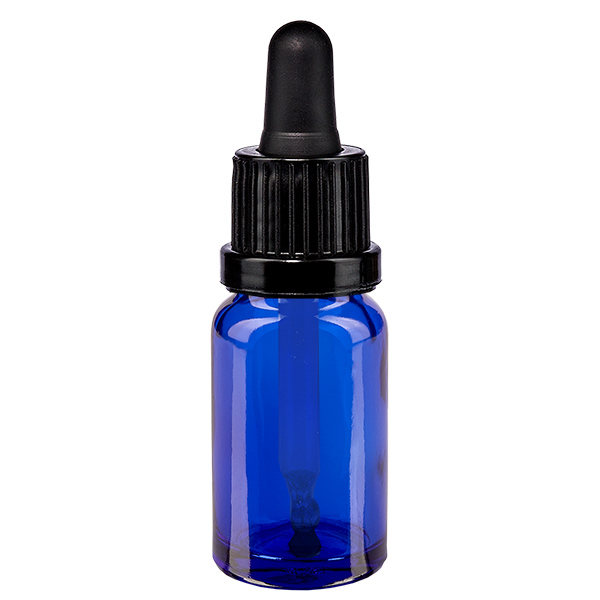 10ml Pipettenflasche schwarz Originalitätsverschluss BlueLine UT18/10