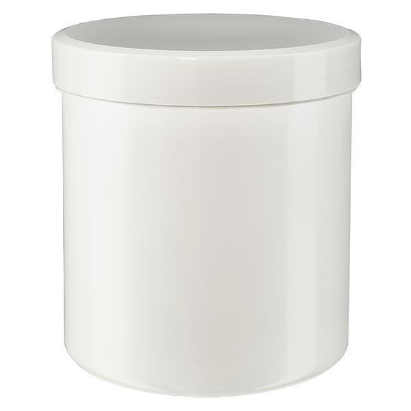 Unguentario 20g bianco con coperchio a vite bianco (PP) Unguentario 20g bianco con coperchio a vite bianco (PP)