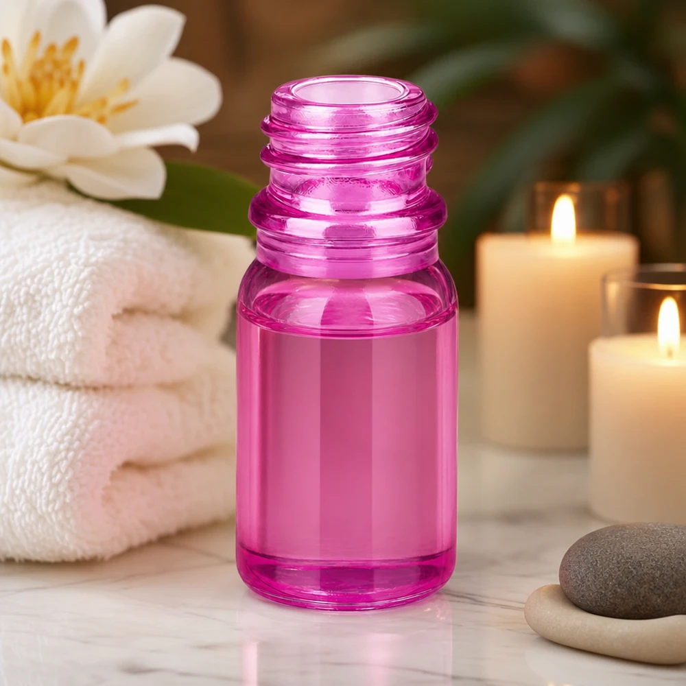 5ml Apothekenflasche PurpleLine UT18/5 UNiTWIST 5ml Glasfläschchen PurpleLine UT18/5 in trendigem Lila-Pink für stilvolle Produktpräsentation
