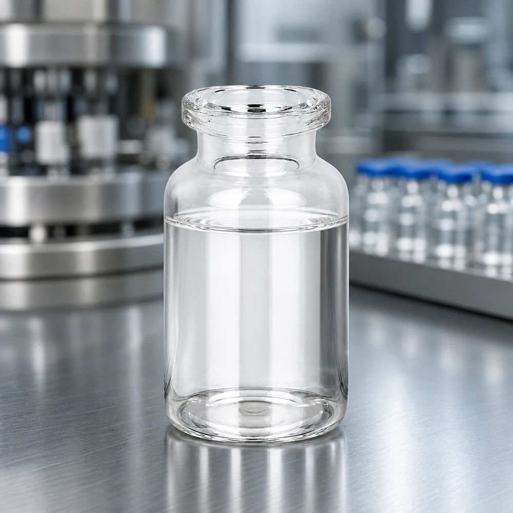 Injektionsflasche Klarglas 10ml 10ml Injektionsflasche Klarglas mit glatter Außenwand und verstärktem Boden für Druckbelastung