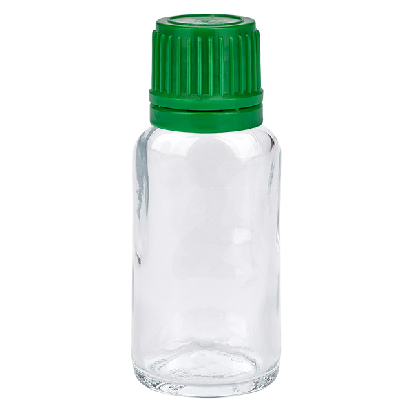 Bottiglia da 20ml 11mm SV verde OV ClearLine UT18/20 Bottiglia da 20ml 11mm SV verde OV ClearLine UT18/20
