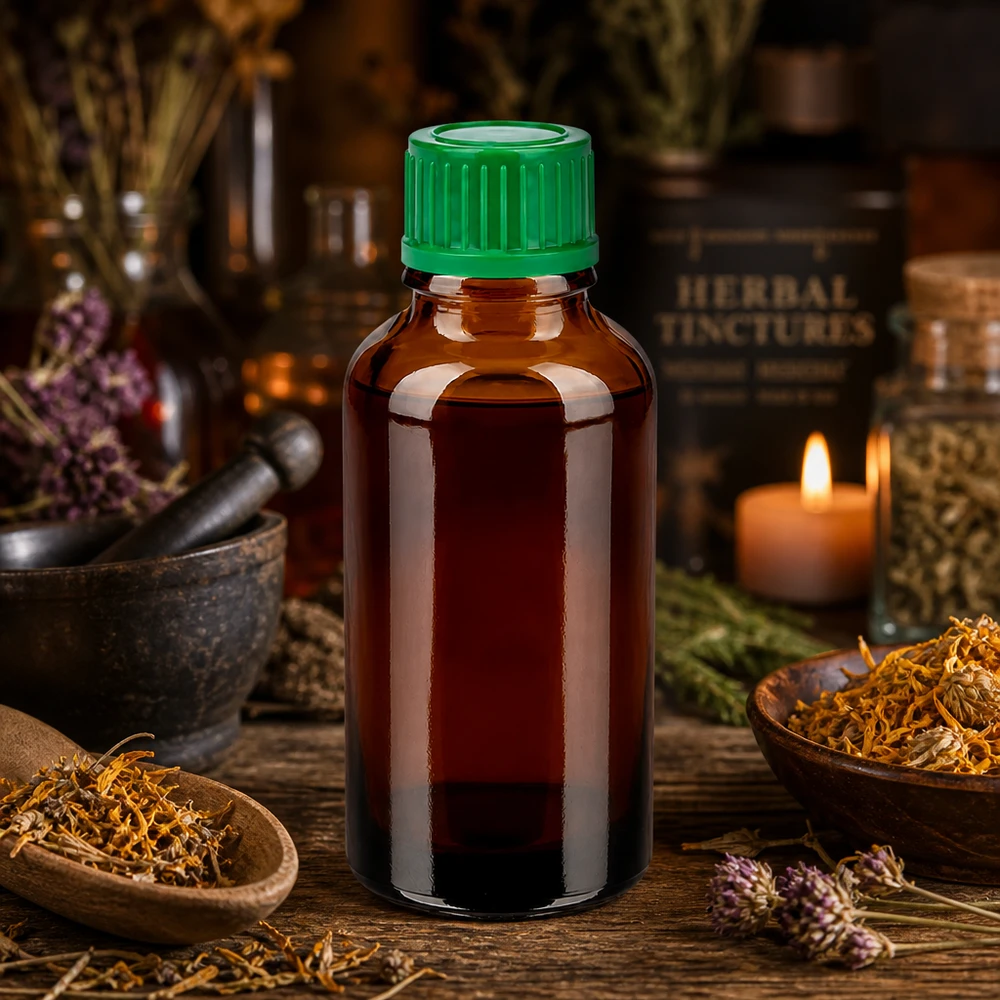 30ml Flasche 11mm Schraubverschluss grün Standard BrownLine UT18/30 Professionelle 30ml Glasflasche braun getönt mit wiederverschließbarem grünem Deckel