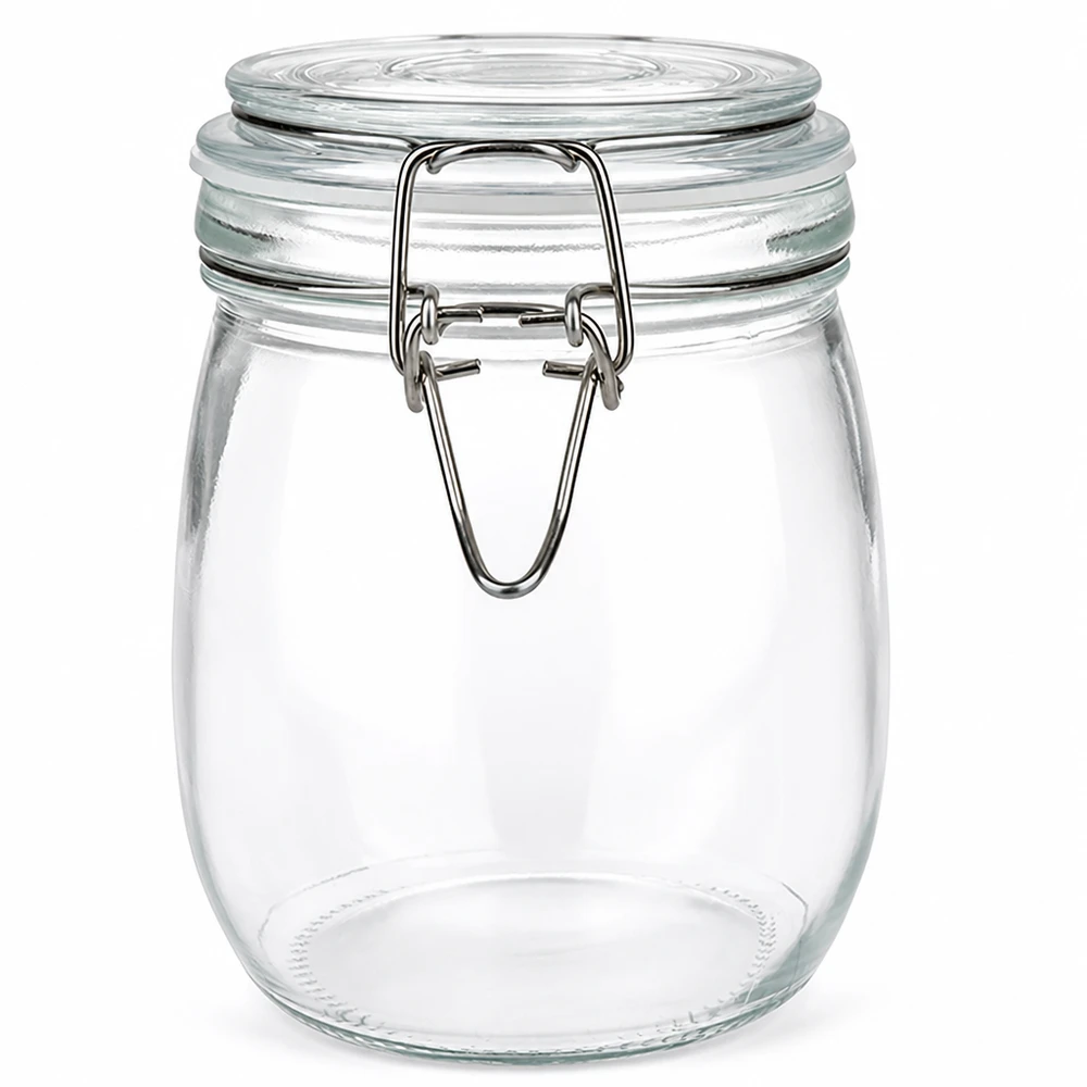 750ml Vorratsglas mit Silikonring und Bügelverschluss UNiTWIST Barattolo per conserve da 750 ml con pratico tappo girevole per la conservazione ermetica degli alimenti