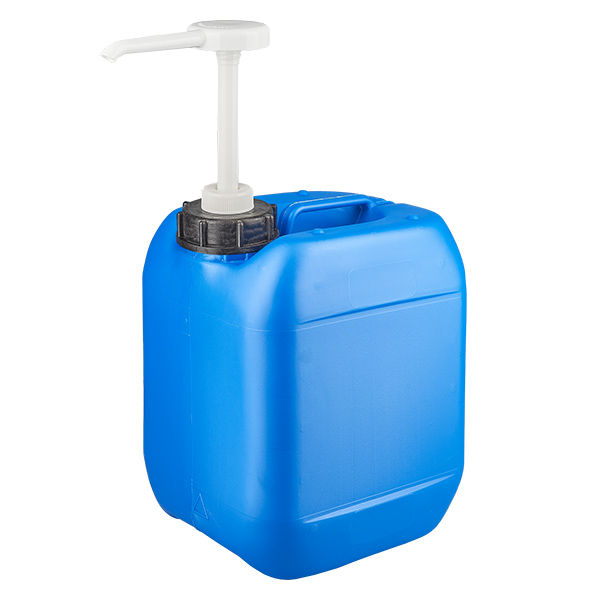 Tanica 5 litri blu con pompa dosatrice Tanica 5 litri blu con pompa dosatrice