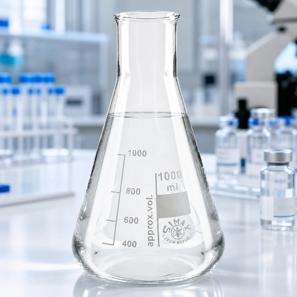 Fiaschetta Erlenmeyer da 300 ml di dimensioni compatte - ideale per serie di test e campioni di dimensioni ridotte