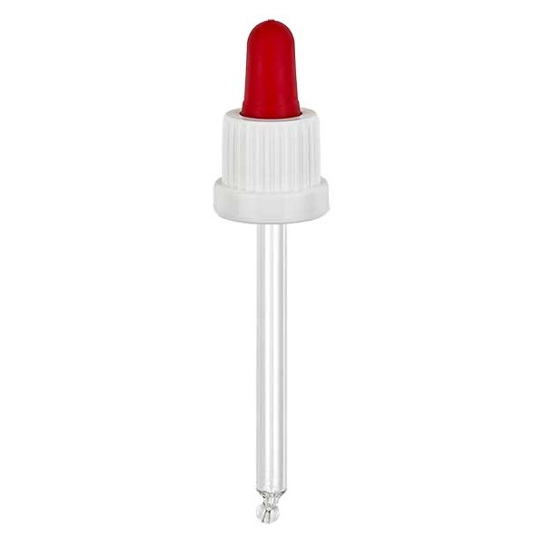 PiV.. bianco/rosso DIN18, lunghezza pipetta 78 mm OV.. PiV.. bianco/rosso DIN18, lunghezza pipetta 78 mm OV..