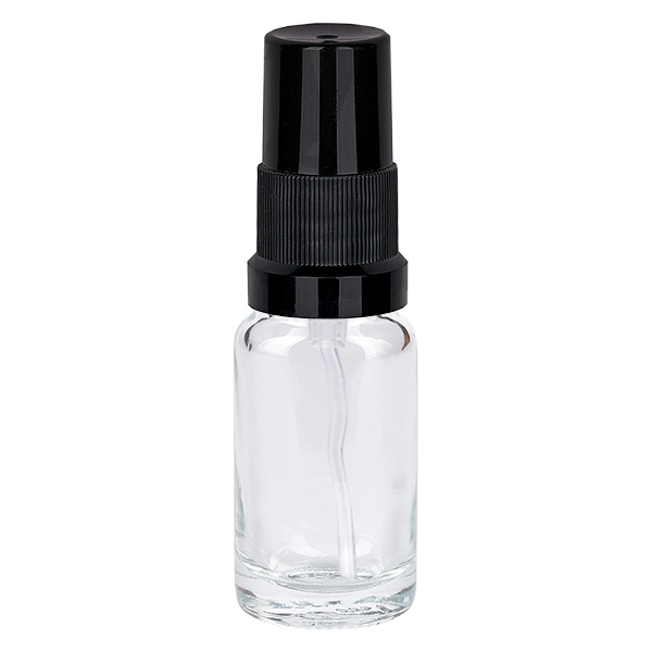 Flacone spray da 10 ml nero STD ClearLine UT18/10 Flacone spray da 10 ml nero STD ClearLine UT18/10
