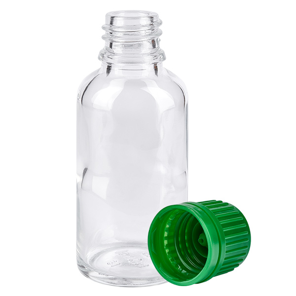 Bottiglia da 30ml 11mm SV verde OV ClearLine UT18/30 Bottiglia da 30ml 11mm SV verde OV ClearLine UT18/30