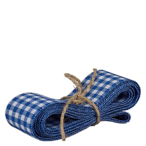 Stoffband blau/weiß zum Dekorieren 300cm