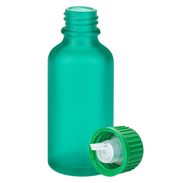Flacone contagocce da 50 ml 0,8 mm verde STD GreenLine UT18/50 Flacone contagocce da 50 ml 0,8 mm verde STD GreenLine UT18/50