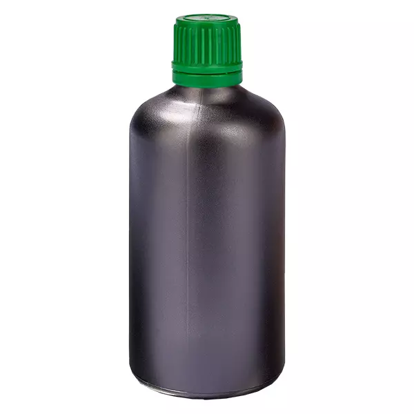 Bottiglia da 100ml 11mm SV verde OV BlackLine UT18/100