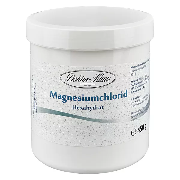 Magnesiumchlorid 450g (E511) Doktor-Klaus Magnesiumchlorid 450g (E511) Doktor-Klaus