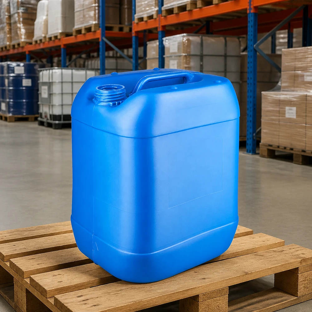 Professioneller Vorratsbehälter 20L blau ohne Verschluss für Reinigungsmittel und Öle