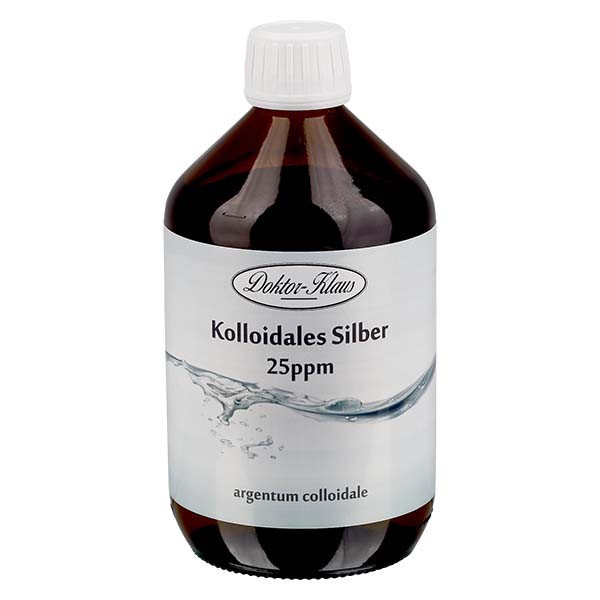 Kolloidales Silber 25ppm 500ml Doktor-Klaus