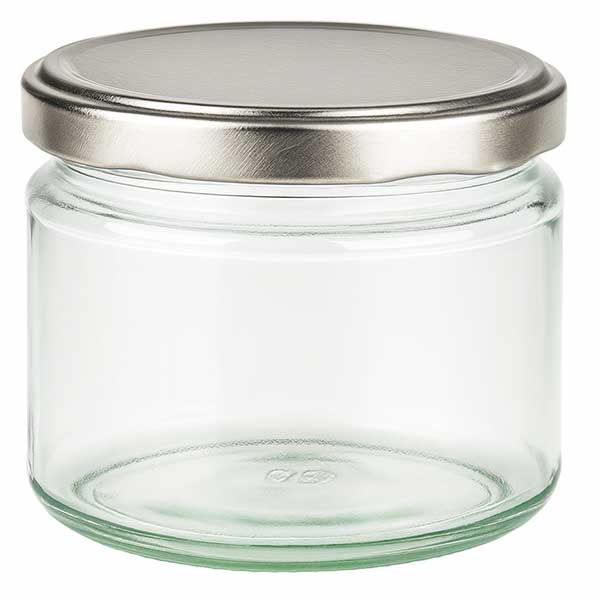 330ml Rundglas mit BasicSeal Deckel silber UNiTWIST