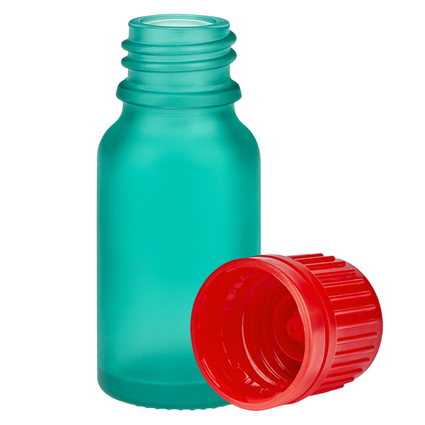 10ml Flasche 11mm Schraubverschluss rot Originalitätsverschluss GreenLine UT18/10