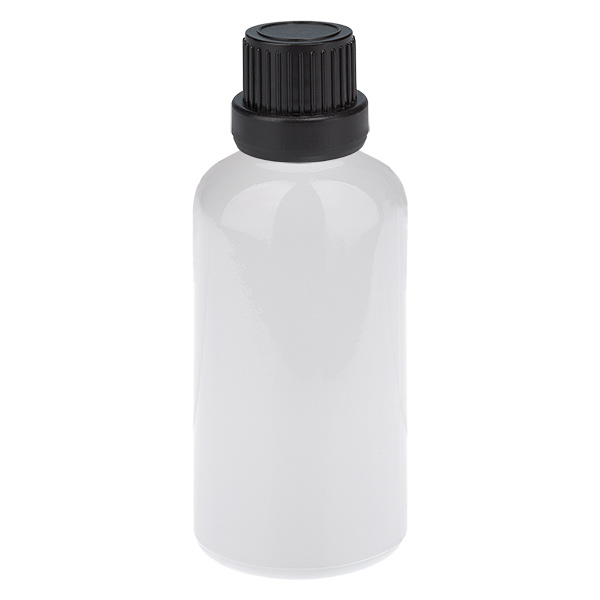 Flacone contagocce da 50 ml 2 mm nero Tappo di sicurezza WhiteLine UT18/50 Flacone contagocce da 50 ml 2 mm nero Tappo di sicurezza WhiteLine UT18/50