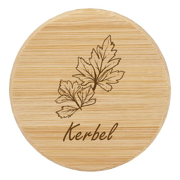 Holzdeckel "Kerbel" für WECK RR60