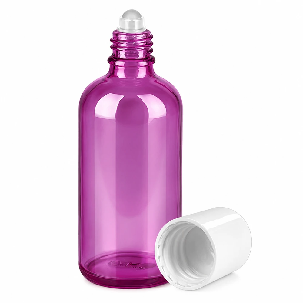 100ml Roll-On Flasche weiss Standard PurpleLine UT18/100 STD PurpleLine 100ml Roll-On Flasche mit ergonomischer Form für komfortable Handhabung
