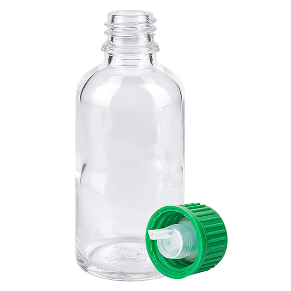 Flacone contagocce da 50ml 0,8mm verde STD ClearLine UT18/50 Flacone contagocce da 50ml 0,8mm verde STD ClearLine UT18/50