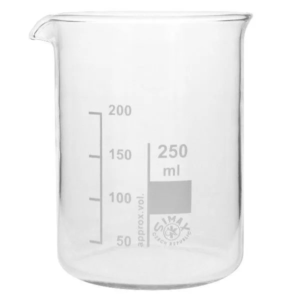 Gobelet scientifique 250ml pour travaux de laboratoire Chimie Pharmacie et recherche