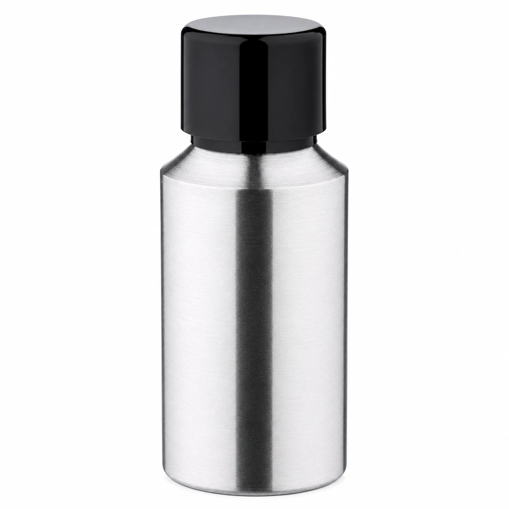 30ml geschliffene Aluflasche mit Schraubkappe Robuste 30ml Alu-Flasche mit Schraubkappe ideal für DIY-Kosmetik und Aromatherapie