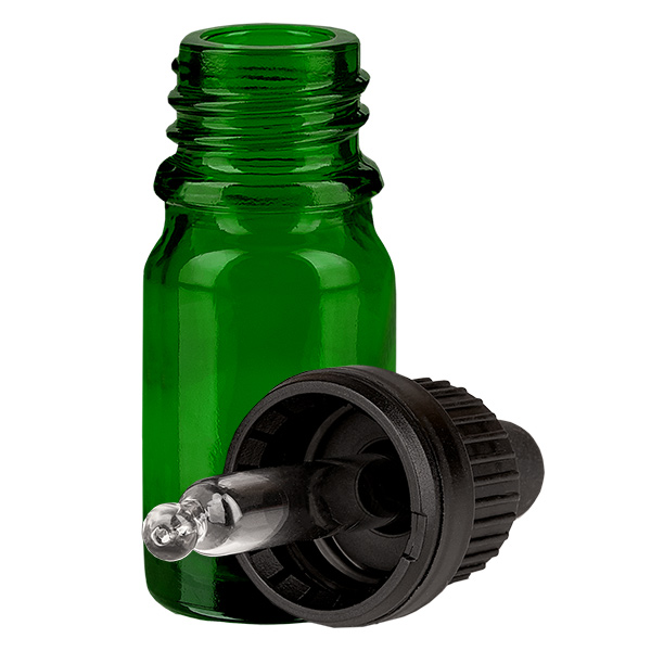 Flacone per pipette da 5 ml nero OV GreenLine UT18/5 Flacone per pipette da 5 ml nero OV GreenLine UT18/5