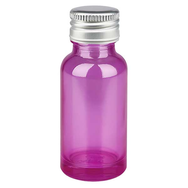 20ml Flasche 11mm Schraubverschluss Alu-Silberer Standard PurpleLine.UT18/20