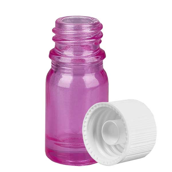 5ml Flasche 11mm Schraubverschluss weiss Standard PurpleLine UT18/5